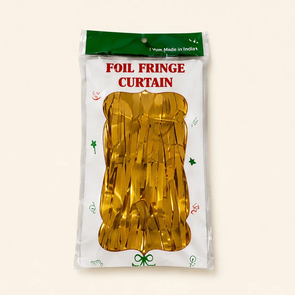 Gold Foil Fringe Curtain